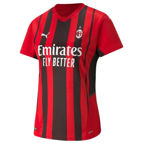 Camiseta AC Milan Mujer Primera Equipacion 2021-2022