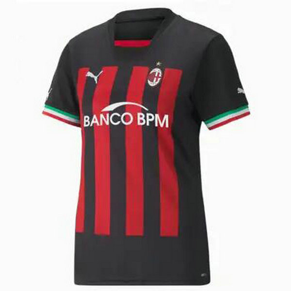 Camiseta AC Milan Mujer Primera Equipacion 2022-2023