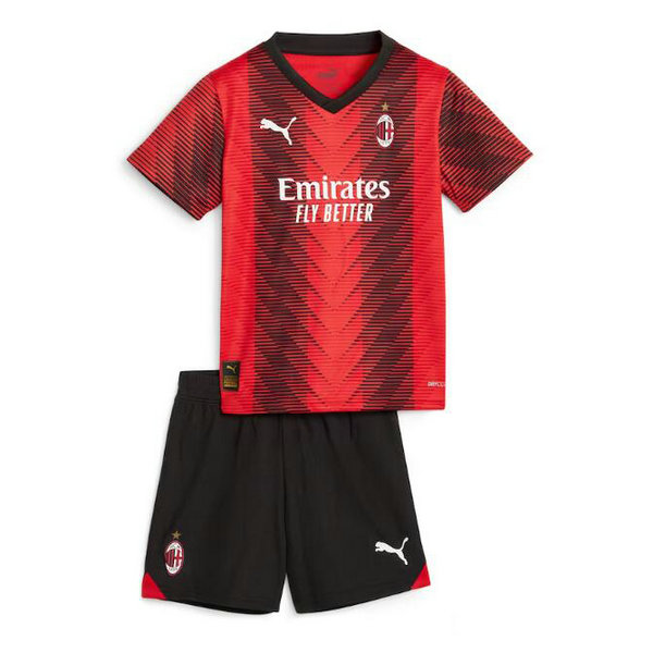 Camiseta AC Milan Ninos Primera Equipacion 2023-2024
