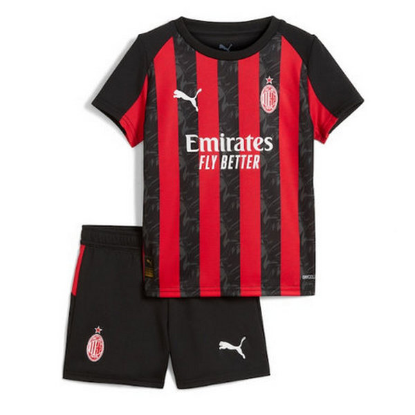 Camiseta AC Milan Ninos Primera Equipacion 2025-2026