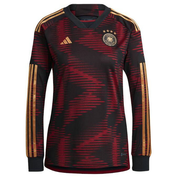Camiseta Alemania Manga Larga Segunda Equipacion Copa Mundial 2022