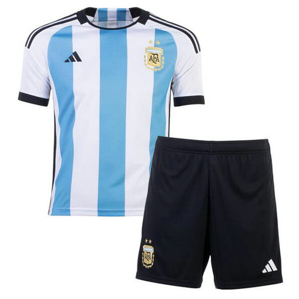 Camiseta Argentina Ninos Primera Equipacion Copa Mundial 2022