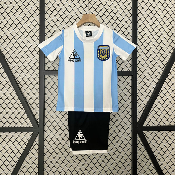Camiseta Argentina Ninos retro Primera 1986