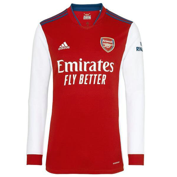 Camiseta Arsenal Manga Larga Primera Equipacion 2021-2022