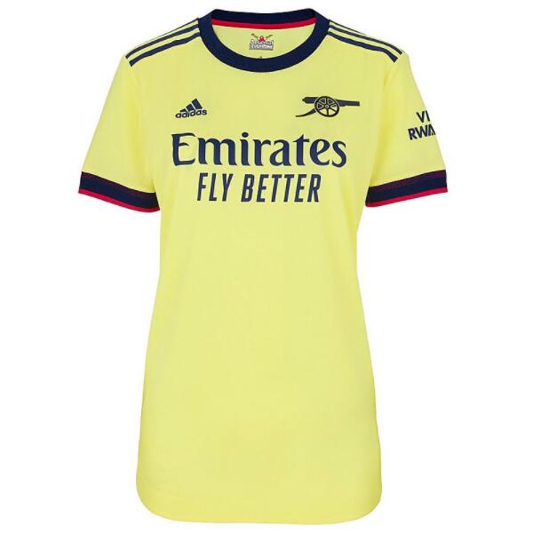 Camiseta Arsenal Mujer Segunda Equipacion 2021-2022
