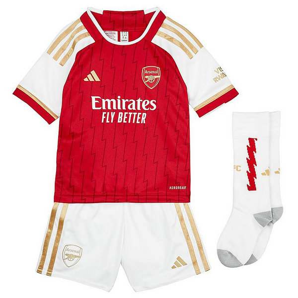 Camiseta Arsenal Ninos Primera Equipacion 2024 con calcetines