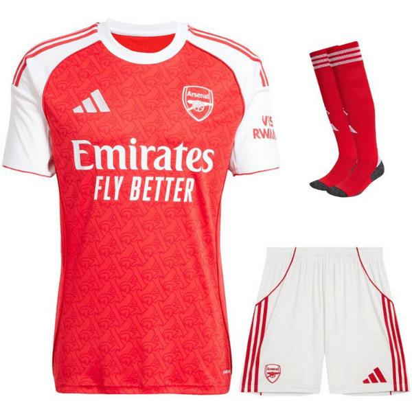 Camiseta Arsenal Ninos Primera Equipacion 2026 con calcetines