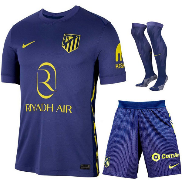 Camiseta Atletico de Madrid Ninos Segunda Equipacion 2026 con calcetines