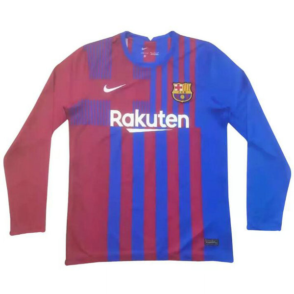 Camiseta Barcelona Manga Larga Primera Equipacion 2021-2022