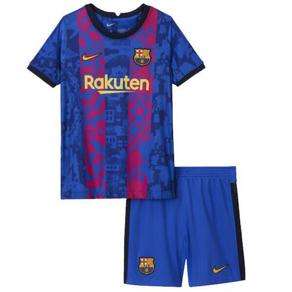 Camiseta Barcelona Ninos Tercera Equipacion 2021-2022