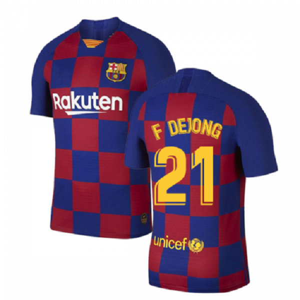 Camiseta Barcelona Primera Equipacion F de Jong 2019-2020