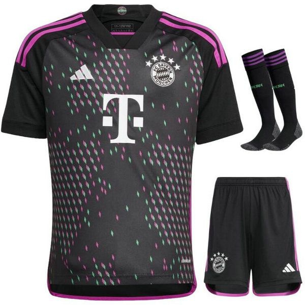 Camiseta Bayern Munich Ninos Segunda Equipacion 2024 con calcetines