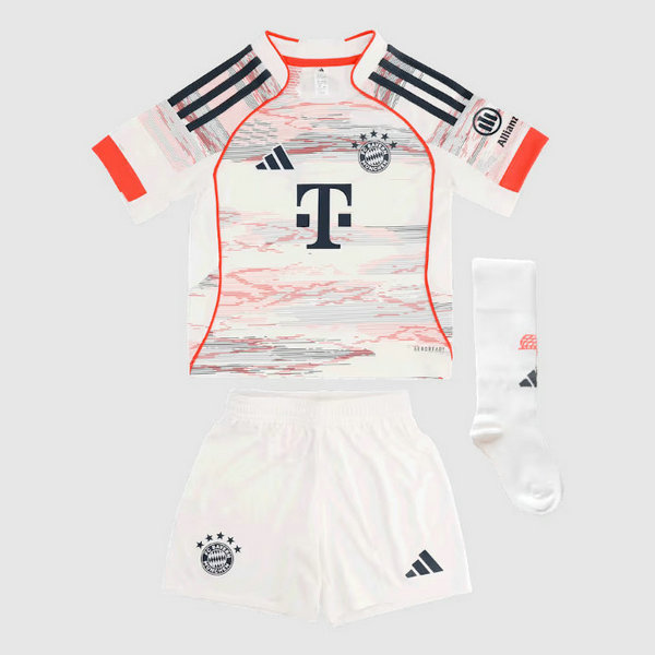 Camiseta Bayern Munich Ninos Segunda Equipacion 2026 con calcetines