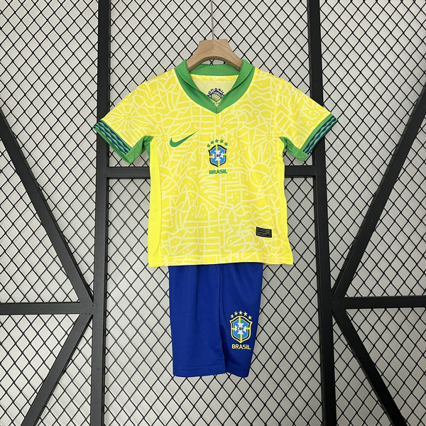 Camiseta Brasil Ninos Primera Equipacion Copa America 2024