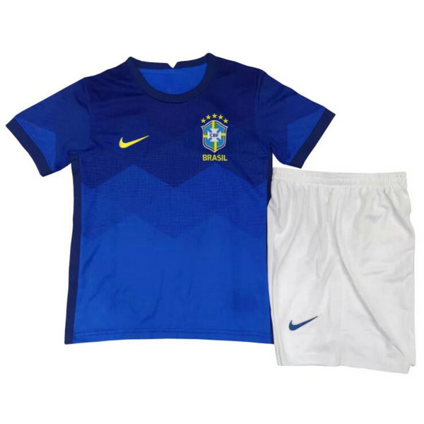 Camiseta Brasil Ninos Segunda Equipacion 2021-2022