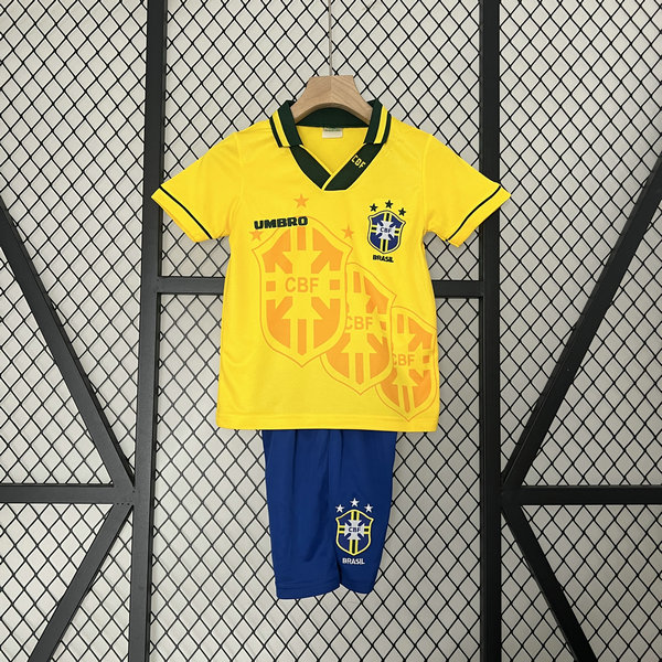 Camiseta Brasil Ninos retro Primera 1993-1994