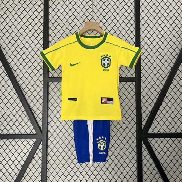 Camiseta Brasil Ninos retro Primera 1998