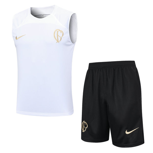 Camiseta Chaleco Corinthians Blanco 2023-2024