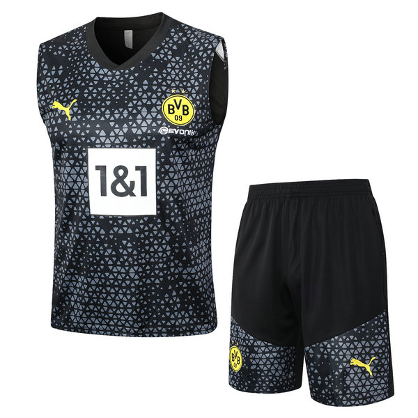 Camiseta Chaleco Dortmund negro 2023-2024