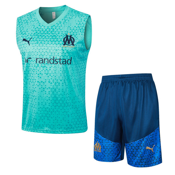 Camiseta Chaleco Marsella Azul claro 2023-2024