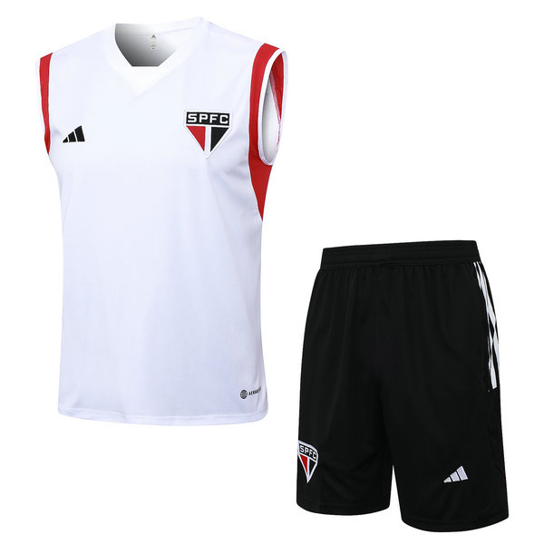 Camiseta Chaleco Sao Paulo Blanco 2023-2024