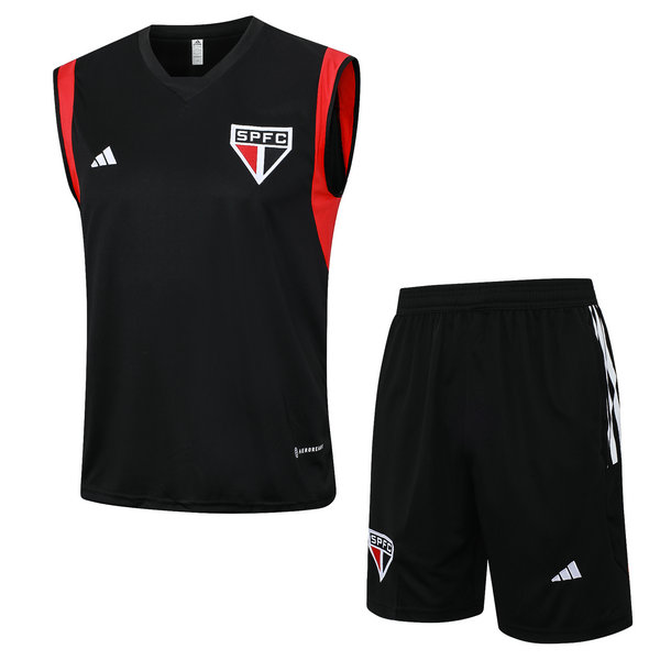 Camiseta Chaleco Sao Paulo negro 2023-2024