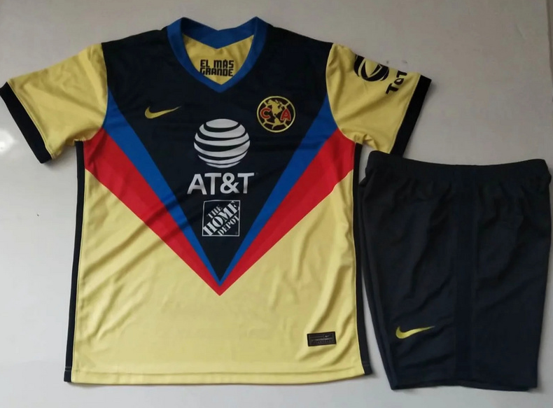 Camiseta Club America Ninos Primera Equipacion 2020-2021