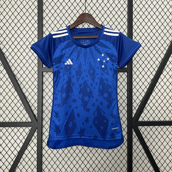 Camiseta Cruzeiro Mujer Primera Equipacion 2024-2025