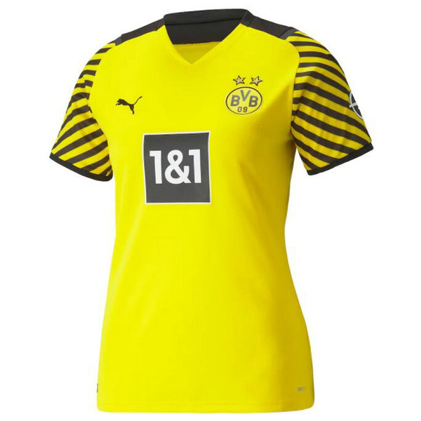 Camiseta Dortmund Mujer Primera Equipacion 2021-2022