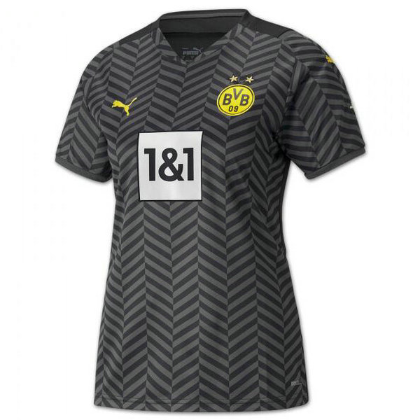 Camiseta Dortmund Mujer Segunda Equipacion 2021-2022