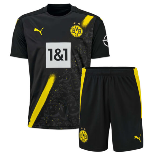 Camiseta Dortmund Ninos Segunda Equipacion 2020-2021