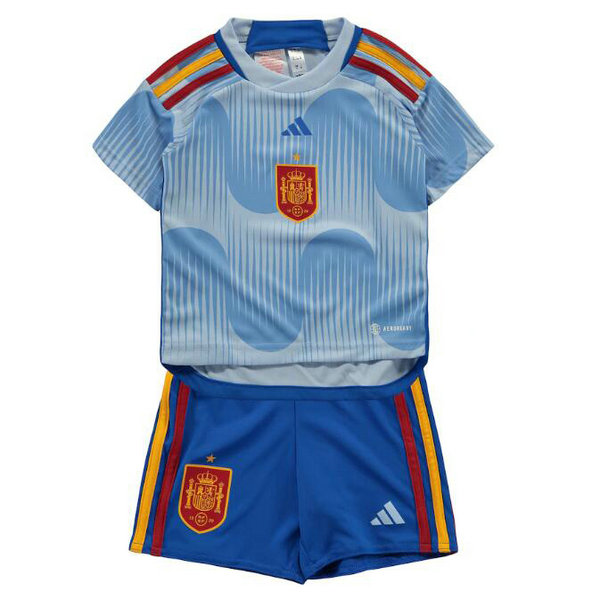 Camiseta Espana Ninos Segunda Equipacion Copa Mundial 2022