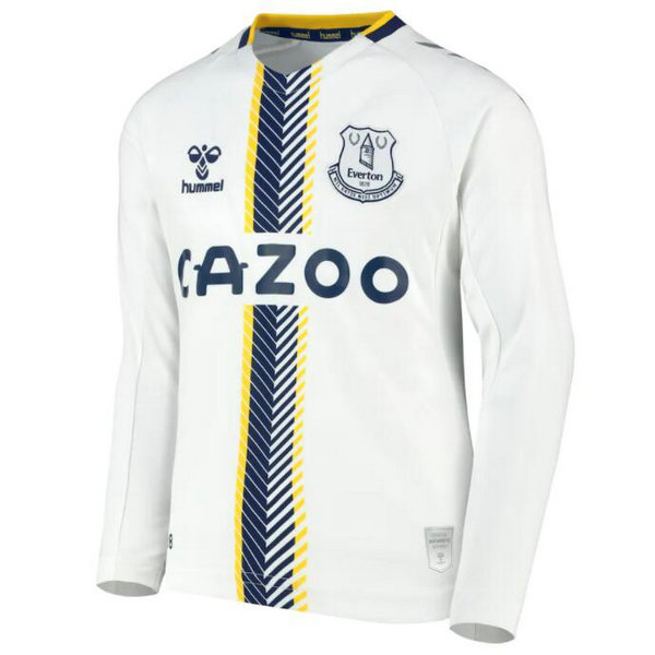Camiseta Everton Manga Larga Tercera Equipacion 2021-2022