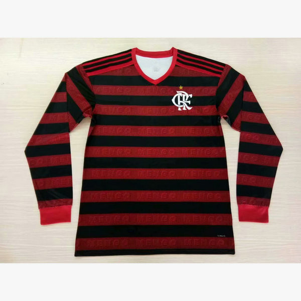 Camiseta Flamengo Manga Larga Primera Equipacion 2019-2020