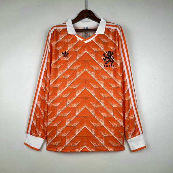 Camiseta Holanda ML retro Primera 1988