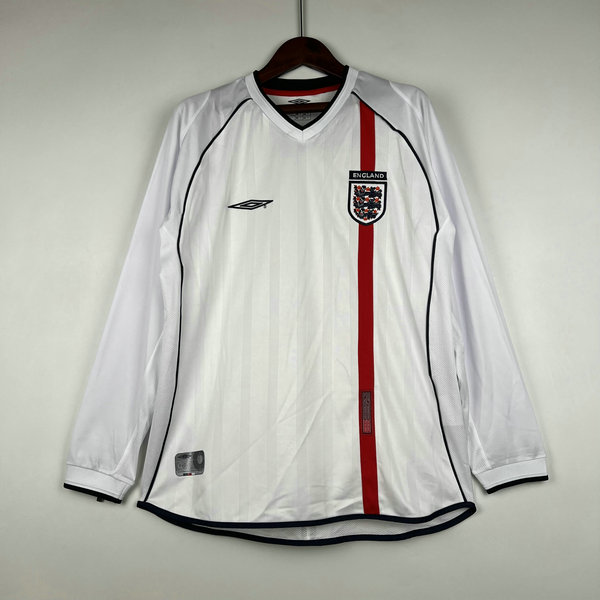 Camiseta Inglaterra ML retro Primera 2002