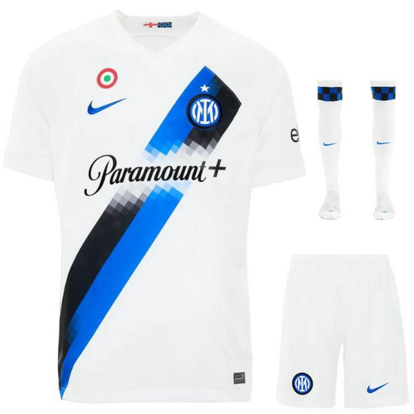 Camiseta Inter Milan Ninos Segunda Equipacion 2024 con calcetines