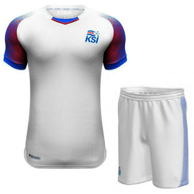 Camiseta Islandia Ninos Segunda Equipacion 2018-2019