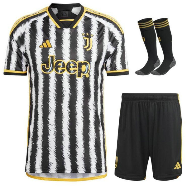 Camiseta Juventus Ninos Primera Equipacion 2024 con calcetines