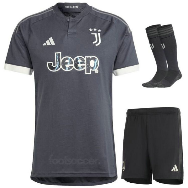 Camiseta Juventus Ninos Tercera Equipacion 2024 con calcetines