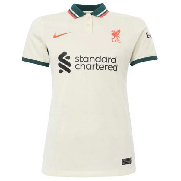 Camiseta Liverpool Mujer Segunda Equipacion 2021-2022