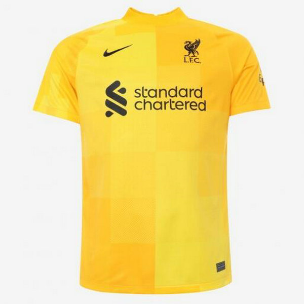 Camiseta Liverpool Portero Equipacion Amarillo 2021-2022