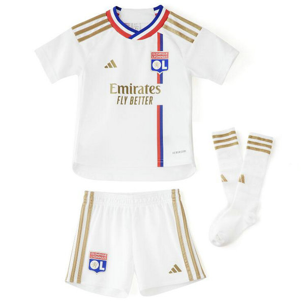 Camiseta Lyon Ninos Primera Equipacion 2024 con calcetines