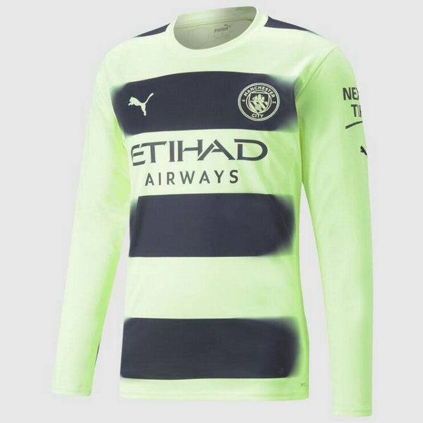 Camiseta Manchester City Manga Larga Tercera Equipacion 2022-2023