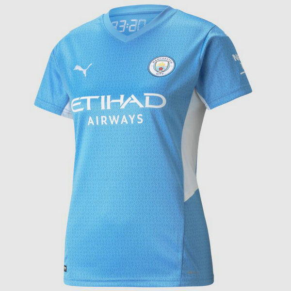 Camiseta Manchester City Mujer Primera Equipacion 2021-2022