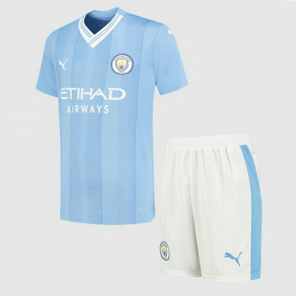 Camiseta Manchester City Ninos Primera Equipacion 2023-2024