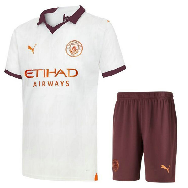 Camiseta Manchester City Ninos Segunda Equipacion 2023-2024