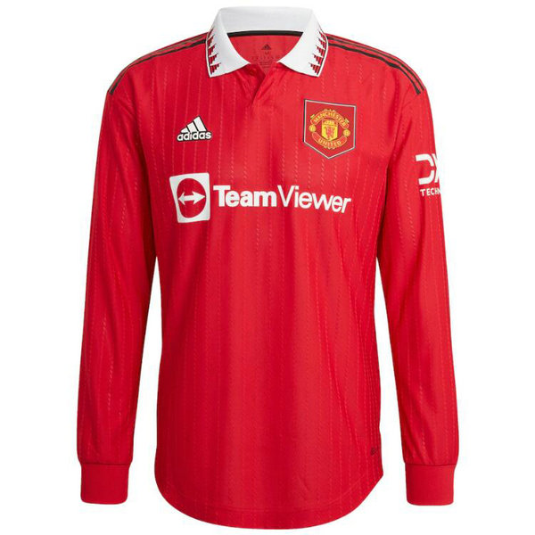 Camiseta Manchester United Manga Larga Primera Equipacion 2022-2023