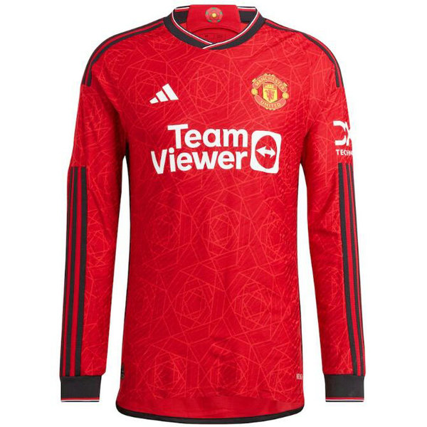 Camiseta Manchester United Manga Larga Primera Equipacion 2023-2024