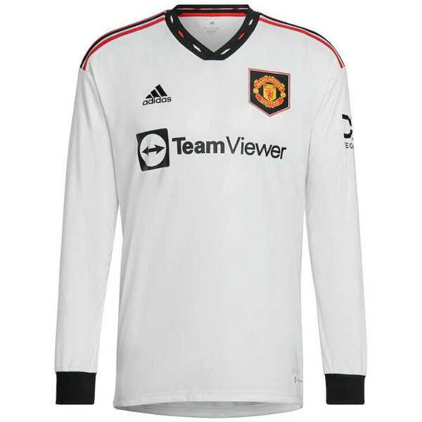 Camiseta Manchester United Manga Larga Segunda Equipacion 2022-2023